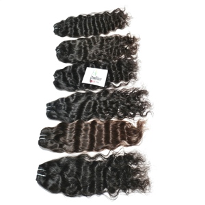 ผมชาวอินเดียแท้จากธรรมชาติแบบ100% ผมหยักเป็นลอนสำหรับผู้บริจาคเดี่ยว - Product Image 5