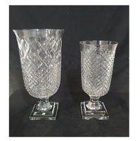 Vase à fleurs en cristal moderne pour la décoration de mariage, de fête ou d'événement, élégant pour la table de la maison