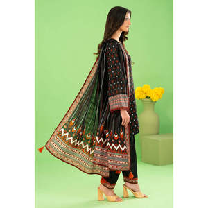 ชุดคัตตาร์พิมพ์ลาย 3 ชิ้นสำหรับผู้หญิง พร้อมผ้าคลุมไหล่ รุ่น WNS-52040 - Product Image 2