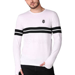 Chemise à manches longues de service OEM Derniers t-shirts à manches longues personnalisés T-shirts à manches longues de coupe à des prix abordables - Product Image 1