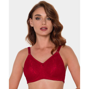 Sujetador minimizador de encaje 360 para mujer, sin aros, ajuste cómodo, copa completa con cierre de ganchos ajustables, diseño transpirable, fino y sin costuras - Product Image 6