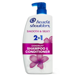 Champú y Acondicionador 2 en 1 Head and Shoulders para la Caspa, Suave y Sedoso, 28 oz - Product Image 2