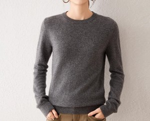 100% coton sweats unis nouveau élégant col rond Streetwear pour femme décontracté respirant en gros sweats à capuche tricotés - Product Image 5