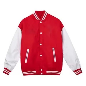 Chaqueta Universitaria de Invierno Personalizada OEM, Negra, de Alta Calidad, con Logotipo Bordado, Parche de Cuero de Pescado, Chaqueta Bomber de Béisbol, Chaqueta Universitaria de Punto de Lana de Oveja - Product Image 6