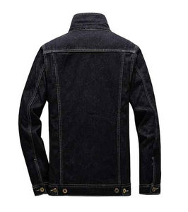 Veste en jean pour homme à col montant et à capuche, de haute qualité, en gros, respirante, style vintage, prix bas, en provenance du Pakistan - Product Image 6