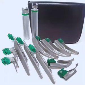 Surgiright-Laringoscopio de intubación de emergencia con 3 Macintosh y 3 Cuchillas de acero - Product Image 1