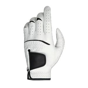 Precio de fábrica, superventas, mano izquierda, Cabretta, cuero, dedo completo, guantes de Golf impermeables, cierre de bucle de gancho, deportes suaves y duraderos - Product Image 2