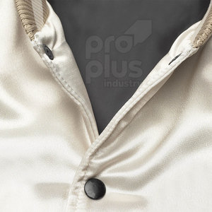 Chaqueta Casual Elegante para Hombre, de Satén, con Cuello Alto, Logotipo Frontal, Secado Rápido, Ecológica, Ligera, para Invierno - Product Image 5