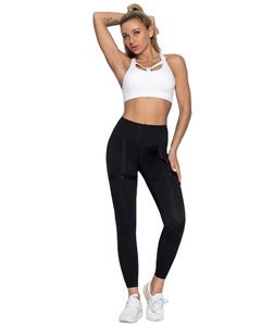 Conjunto de Ropa Deportiva para Mujer, Talla Grande, Sin Costuras, Ligero, para Yoga y Ejercicio, Elástico en Cuatro Direcciones, Transpirable, Cintura Elástica - Product Image 1