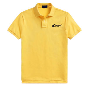 Camiseta Polo de algodón 100% para hombre, Camiseta de punto transpirable suave de alta calidad con logotipo bordado, guantes cómodos - Product Image 5