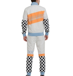 Printemps Automne Impression de logo personnalisé OEM Survêtements de sport décontractés à fermeture éclair Ensembles pour hommes Ensemble tricoté pour hommes Survêtement pour homme - Product Image 2