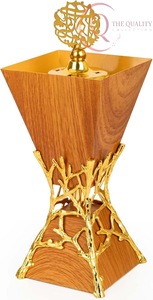 Traditional Arabic Luxury <b>Bakhoor</b> & <b>Oud</b> Incense Burner by the QUALITY COLLECTION Brass Religious 100% Natural Durable - Product Image 6