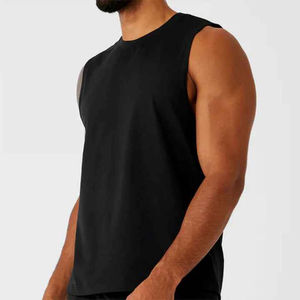 High Quality Casual <b>Tank</b> <b>Top</b> service Available Custom Logo Design Reasonable Price for Fitness & Gym Wear Low <b>Black</b> color - Product Image 4