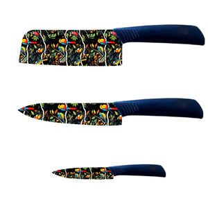 2 Juegos de Cuchillos de Cocina Japoneses de Cerámica, Cuchillo de Chef Afilado de Alta Calidad, Precio de Fábrica, Gran Venta, Apto para Lavavajillas, Mango de Plástico - Product Image 1