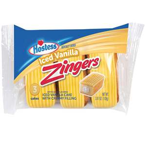Wholesale Hostess Vanilla Zingers 3.81oz Hot Selling USA <b>Bakery</b> Treat for Wholesale Market with Best Price and Fast Delivery - Product Image 1