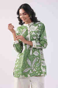 Designs indiens traditionnels nouvel ensemble de cordons en coton pour parents pour dames disponible au prix de gros dernière impression moderne - Product Image 4