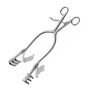เครื่องมือผ่าตัดแบบใช้แรงดึงด้วยมือ คุณภาพสูง ได้รับการรับรองมาตรฐาน CE สีเงิน ใช้ซ้ำได้ สำหรับการผ่าตัดทั่วไป - Product Image 2