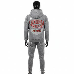 Nuevo Diseño 2026, Sudadera Unisex de Algodón y Felpa, Estilo Desteñido, Bordado Personalizado, con Pedrería, Talla Grande - Product Image 5