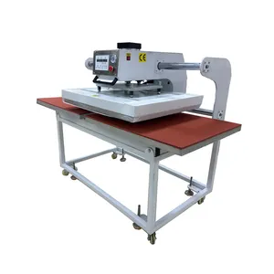 T shirt heat transfer machine pneumatic wide format heat press for clothing