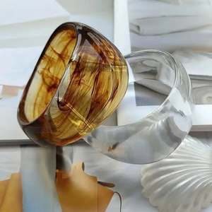 สร้อยข้อมือเรซินธรรมชาติทำด้วยมือเป็นมิตรต่อสิ่งแวดล้อมออกแบบได้ตามต้องการเครื่องประดับลูกปัดแบบทันสมัยสำหรับผู้หญิงขนาด10X14มม. - Product Image 6