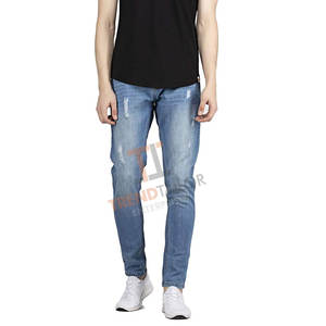 Pantalones Vaqueros para Hombre, Corte Holgado con Tela Resistente para Actividades Diarias Casuales y al Aire Libre, Pantalones Vaqueros para Hombre con Corte Ajustado - Product Image 6