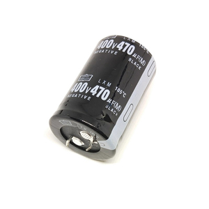 ตัวเก็บประจุด้วยไฟฟ้าอะลูมิเนียม Dirui-2026 400V 470uF ทนทานต่อ20% ประจุลบ105C กระป๋องสีดำสำหรับอุตสาหกรรมแหล่งจ่ายไฟ - Product Image 1