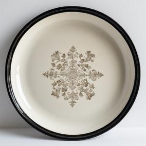 Para Placa de cargador de hierro antipolvo con diseño Art Deco Característica ligera Agregar reuniones de cena elegantes de glamour discreto - Product Image 3