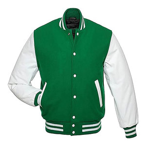 OEM Service Customizable <b>Long</b> Sleeve Varsity <b>Jacket</b> New Style Winter Wool Streetwear CollegeBaseballjacket for <b>men</b> - Product Image 5