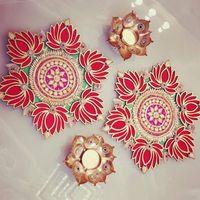 Bougeoir en métal floral indien fait à la main Unique bougie chauffe-plat support de pot pour la décoration intérieure mariage Diwali Festival décoration