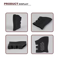 Manchon de poignée en caoutchouc antidérapant pour holster, manchon élastique tactique, accessoires de chasse