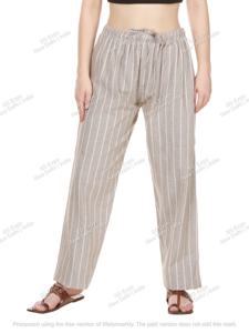 Designer <b>Women's</b> Summer XL Breathable Cotton <b>Pajama</b> Night Suit <b>Sexy</b> Short Stripes Loungewear at Cheap Price - Product Image 5