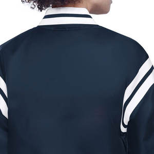 Veste universitaire courte en cuir personnalisée pour femme, broderie logo 2026, style streetwear, service OEM - Product Image 5