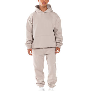 2023 sweat à capuche imprimé avec logo personnalisé pour hommes à manches longues couleur marron sweat à capuche uni sweats pour hommes - Product Image 1