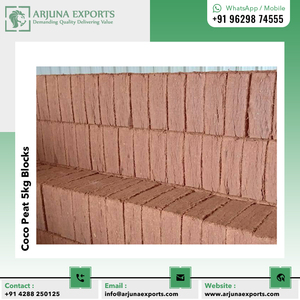 La mejor calidad y suministro a granel de turba de coco o bloques de médula de coco de 5kg para césped y paisajismo y viveros de plántulas - Product Image 3