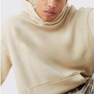 Sweats à capuche personnalisés pour hommes épaules tombantes Streetwear pull en coton lourd surdimensionné poche fonctionnelle sweats à capuche pour m - Product Image 1