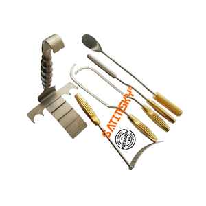 Instruments de rhinoplastie 13 pièces, instruments chirurgicaux noirs en plastique pour la chirurgie nasale, manuels, autoclavables, haute qualité - Product Image 4