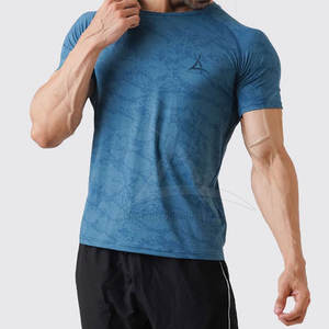 Fitness hommes manches courtes T-shirts de Compression pour l'exercice course à pied sport thermique Gym Compression T-Shirts - Product Image 3