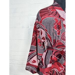 Kimono vintage en crêpe de soie, léger et luxueux, robe de chambre douce et confortable, cadeau idéal pour femme, pour les soirées, tissé pour le printemps - Product Image 3