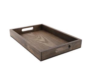 Handmade Acacia Wood Modern Dishwasher Safe Flexible Serving Tray <b>Large</b> for Dining Table Kitchen & <b>Desk</b> Use - Product Image 3