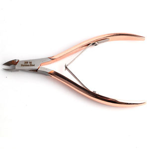 Haute qualité personnalisable titane coupe-ongles ciseaux professionnel Nail Art cuticules pinces en acier inoxydable usine en gros - Product Image 5