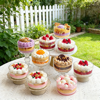Velas Aromáticas Únicas y Lindas, Velas Grandes Hechas a Mano en Frascos de Vidrio con Aroma a Postre de Crema, Regalos Aromáticos al por Mayor para Decoración del Hogar