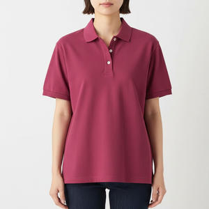 Polo de mujer de algodón de manga corta, cómodo, suave, informal, a la moda, para uniforme de oficina y uso diario al aire libre - Product Image 1