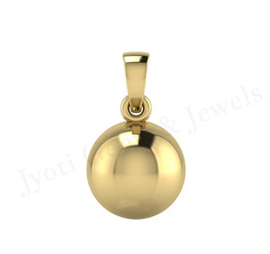 2025 nouveauté Simple élégant solide 925 boule en argent Sterling pendentif à breloque bijoux minimaux avec placage brillant nouveau cadeau de noël - Product Image 2