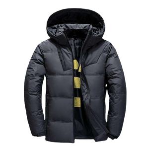 Chaqueta acolchada de invierno cálida de calidad superior 2025, prendas de vestir de invierno con capucha acolchadas, chaqueta cortavientos Unisex de poliéster para hombre - Product Image 3