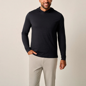 Sudadera con capucha extragrande personalizada de secado rápido de alta calidad para hombre, sudaderas con capucha teñidas lisas al por mayor con impresión Digital para invierno - Product Image 1