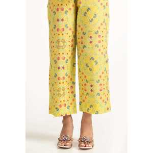 Pantalones Casuales de Pierna Ancha para Mujer, Cintura Media, Transpirables, Estampados, Modelo WGK-TRS-DP-470 - Product Image 1