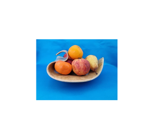 Bol en marbre de luxe pour salade de fruits servant une table de jardin Accessoires de cuisine bol de fruits à prix raisonnable - Product Image 1