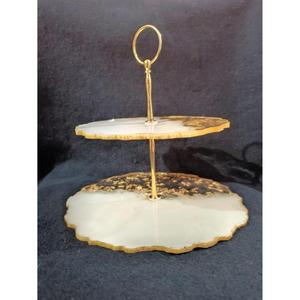 ฐานวางเค้กเรซิ่นเกรดพรีเมียมสำหรับอาหาร ดีไซน์ฐานโดดเด่น สง่างาม เหมาะสำหรับเค้กวันเกิด งานแต่งงาน และงานเฉลิมฉลอง - Product Image 4