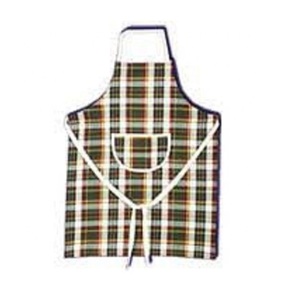 Nouveaux tabliers de cuisine en coton à carreaux marron de haute qualité pour restaurant, avec logo personnalisé imprimé, service de nettoyage, ODM OEM - Product Image 1