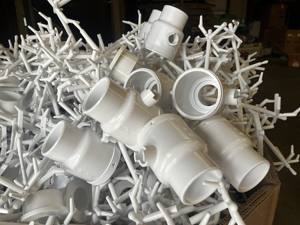 เศษพีวีซีสีขาวสำหรับอุตสาหกรรมเศษขยะรีไซเคิลเศษพีวีซีสีเทา - Product Image 2